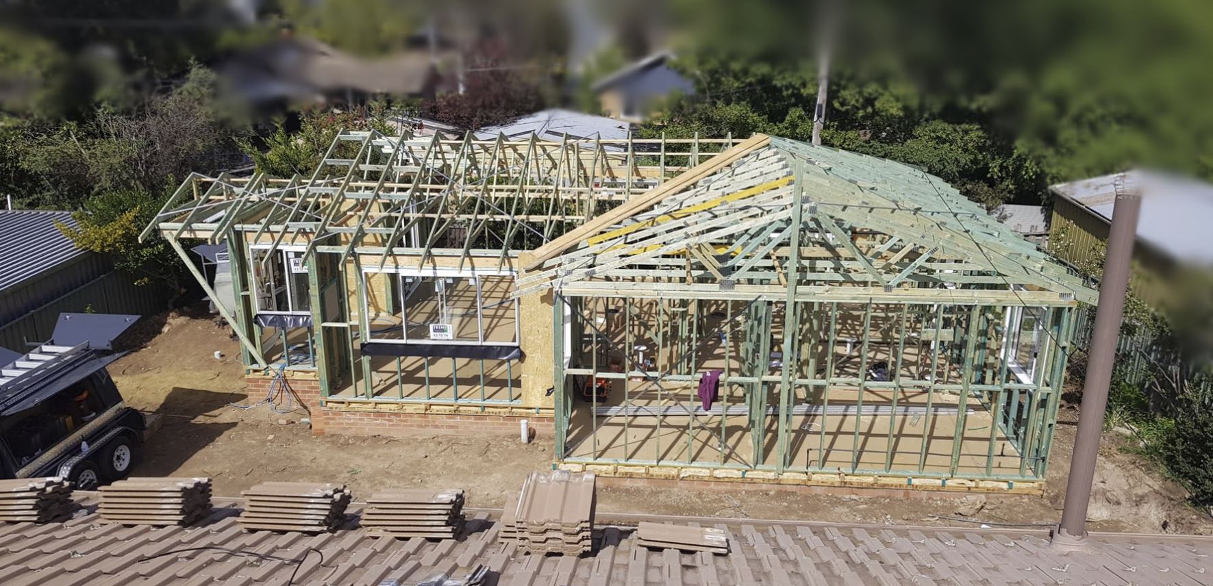 New rear dwelling construction