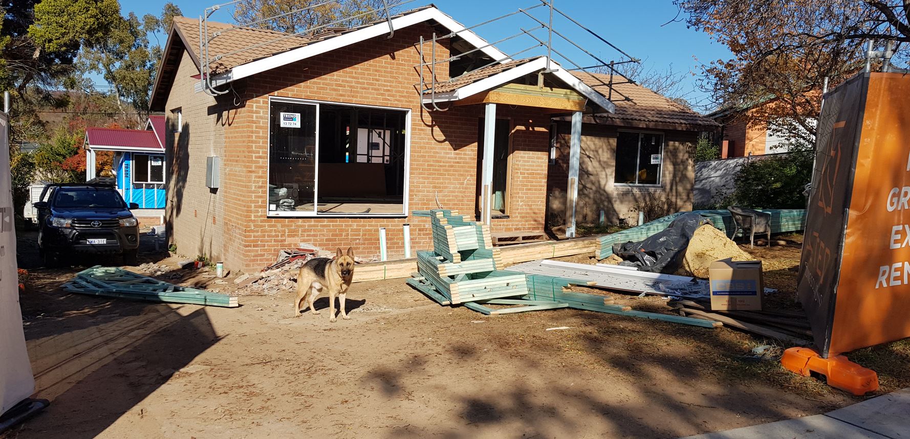 Original house progress